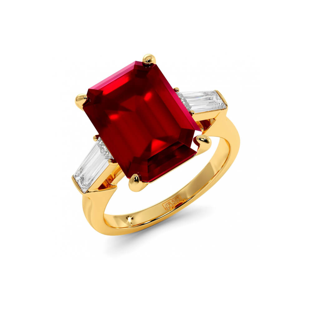 natural ruby manik gemstone sun stone for power confidence leadership