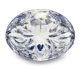 Natural diamond gemstone brilliant cut transparent background Venus gemstone luxury stone